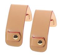 DOITOOL 2 Stück Schulterpolster für Taschen PU-Leder Schultergurtpolster mit Druckentlastung Komfortauflage für Handtaschen Umhängetaschen und Shopper