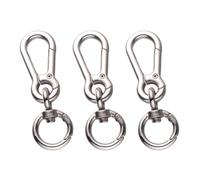 DOITOOL 3 Stück Karabinerhaken Schultergurt Ersatz Schlaufe Taschenverschluss aus Zinklegierung Robust Langlebig für Handtasche Rucksack DIY Gepäck Zubehör