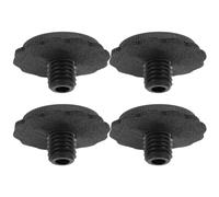 DOITOOL 4 Stück Schirmstangenkappen aus Kunststoff Einfache und Elegante Regenschirmspitzen nicht Leicht zu Verformen als Ersatz für Faltbare Regenschirme