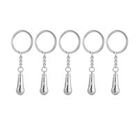 DOITOOL 5 Stück Kreative 3d Mikrofon Schlüsselanhänger aus Zinklegierung mit Angenehmem Griff und Dekorativem Design für Schlüssel und Taschen als Party Sammlung