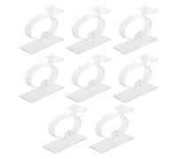 DOITOOL 8 Stück Uhrenpräsentationsständer aus Kunststoff Transparenter Uhrenhalter mit Stabilem Sockel und Tragbarem Design für Armbanduhren und Uhrenaufbewahrung