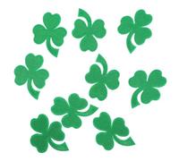 DOITOOL 9 Stück Teiliges Gestickter Shamrocks Patches Grüne Applikationen für Kleidung Atmungsaktive Umweltfreundliche Aufnäher zum Aufbügeln für DIY mützen Taschen und Reparaturen