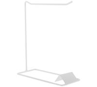 DOITOOL Drehbarer Schmuckständer aus Metall in Weiß Minimalistischer Schmuckhalter zur Organisation und Präsentation von Armbändern und Ohrringen für Schminktische und Läden