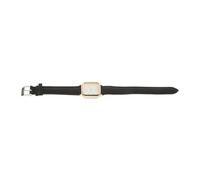 DOITOOL Elegante Damen Armbanduhr mit Schwarzem Lederarmband Präzises Quarzwerk und Einfachem Design Modische Damenuhren Günstig für Viele Anlässe