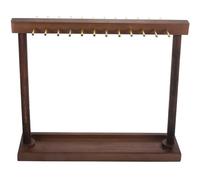 DOITOOL Holz Schmuckpräsentationshalter mit Großer Kapazität für Armbänder und Uhren Doppelseitiger Halsketten und Ohrringhalter für Eingang oder Tv Schrank