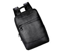 DOITOOL Laptop Rucksack Mit Großem Volumen Aus Pu Leder Computer Tasche Für Reisen Und Schule Schlicht Und Praktisch Für Und Studenten