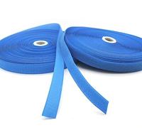 DOJA Barcelona | Klettband zum Nähen | Klettverschluss blau | 1 Stück | 25 m lang | 25 mm breit | farbiger Klettverschluss zum Nähen | starker Klettverschluss zum Nähen von Rucksäcken, Jacken