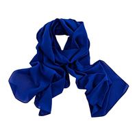 DOLCE ABBRACCIO by RiemTEX Damen Schal Tuch Stola elegante Schals und Tücher Verona aus Chiffon (Royalblau)