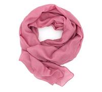 DOLCE ABBRACCIO by RiemTEX WILD CAT Damen Schal Halstuch Tuch aus Chiffon für Frühling Sommer Ganzjährig (Hot Pink)