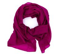 DOLCE ABBRACCIO by RiemTEX WILD CAT Damen Schal Halstuch Tuch aus Chiffon für Frühling Sommer Ganzjährig (Magenta)