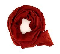 DOLCE ABBRACCIO by RiemTEX WILD CAT Damen Schal Halstuch Tücher aus kratzfreiem Mikrotouch für Frühling Sommer Ganzjährig (Ruby Rot)