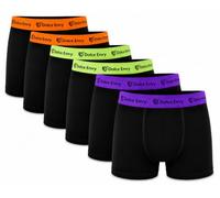 Dolce Envy 6er-Pack Boxershorts für Herren aus weicher Baumwolle. Erweitern Sie Ihre Unterwäsche-Kollektion mit bequemen Premium-Trunks.