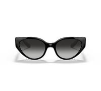 Dolce&Gabbana 0DG6146 501/8G Kunststoff Schmetterling / Cat-Eye Schwarz/Schwarz Sonnenbrille, Sunglasses