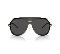Dolce & Gabbana Mann DG6195 501/87 Sonnenbrille Injiziert Schwarz Grau Pilot Normal