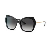 Dolce&Gabbana 0DG4399 501/8G Kunststoff Schmetterling / Cat-Eye Schwarz/Schwarz Sonnenbrille, Sunglasses Schwarz/Schwarz Groß