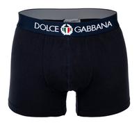 DOLCE & GABBANA Herren Boxershorts - Regular Boxer, Stretch Baumwolle M Blau