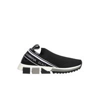 Dolce & Gabbana Schwarze Slip-On Sorrento Low-Top Sneakers 37,5 EU/IT