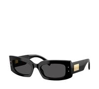 Dolce & Gabbana Damen DG4479 501/87 Gläser SONNENBRILLEN Acetat Schwarz Grau Quadratisch Normal