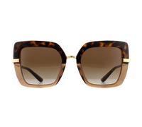 Dolce & Gabbana Sonnenbrille DG4373 325613 Top Havanna auf Transparent Braun Braun Gradient Einheitsgröße