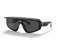 Dolce&Gabbana Mann Sunglass DG6177 - Rahmenfarbe: Schwarz, Linsenfarbe: Dunkelgrau
