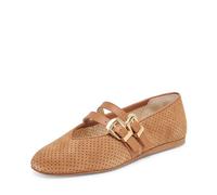 Dolce Vita Baylee Ballerinas für Damen, Perforiertes Pekannuss-Wildleder, 36 EU