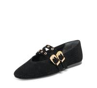 Dolce Vita Baylee Damen Ballerinas mit Ösen, Onyx, 38.5 EU