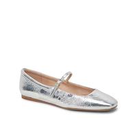 Dolce Vita Reyes Crystal für Damen, Silberfarbenes Leder im Used-Look, 38 EU