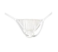 DolceTiger Herren Unterhosen Neuer Mens-Ketten-Geschmack-Unterwäsche-Ring-Höhle-Netz-Ketten-Abdeckungs-Männer reizvoller Zapfen Unterhosen Männer