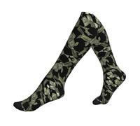 Dollar Sign Money Kompressionsstrümpfe für Damen und Herren, 20-30 mmHg, kniehohe Waden für fliegende Laufkrankenschwestern