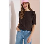 Cecil Damen Dolman Pullover mit U-Boot-Ausschnitt in Braun, Gr: XXL