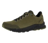 Dolomite Freizeitschuhe Carezza Leather WP wasserdichte und komfortable Herren Sneaker mit Membrane und griffiger Laufsohle Night Green/Black EU 45