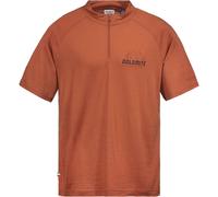 Dolomite Tee M's Cristallo Zip Merino SS dark orange (1408) XXL