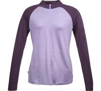 Dolomite Tee W's Cristallo Zip Merino LS rustic purple/lavender purple (1496) L