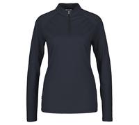 Dolomite W Cristallo Zip Merino LS Tee Damen Outerwear - Wood Blue - L