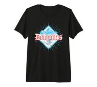 Dolomiten Südtirol Retro Skifahrer Vintage Skiurlaub Premium T-Shirt
