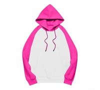 Dolvitrny Oversize Hoodie Damen Farbblock Mit Kordelzug Oversize Hoodie | Oversize Schnitt, Raglanärmel für Bewegungsfreiheit, weiches Polyester, ideal für Layering, casual Look