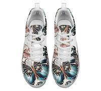 Dolyues 3D schöne Schmetterlingsdruck Damen Laufschuhe Lässige Mode Leichte Sportliche Sportschuhe Draussen EU40