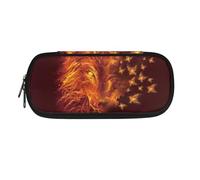 Dolyues Federmäppchen mit großem Fassungsvermögen, Federmäppchen für Schule, Stifte-Tragetasche mit Reißverschluss, modisch, Wolf Schmetterling, Taschen-Organizer