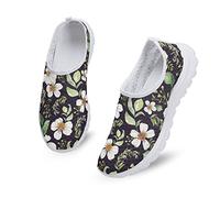 Dolyues Neuheit Damen Krankenschwester Turnschuhe - Cartoon Bär Damen Sneaker Galaxy Sugar Skull bunte Schuhe für Spaziergänge Sport Laufen, Frangipani, 41.5 EU