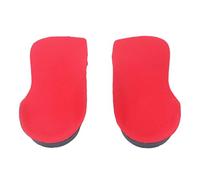 Domary 2pcs 3/4 Bogenunterstützung Einlegesohlen Eva Plantarfasziitis Orthotische Einsätze Rot für Männer Frauen (L)