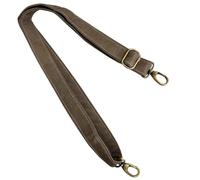 Domelo Damen Taschengriffe Taschenhenkel Schulterriemen Riemen Schultergurt Henkel Taschengurt Trageriemen, Ersatz-Riemen mit Karabinerhaken Für Handtaschen oder Taschen aller Art, 1 Stück (braun)