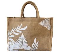 Domelo große Jute Einkaufskorb, Vegane Einkaufstasche nachhaltige Handtasche/ Shopper