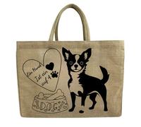 Domelo große Jute Einkaufskorb, Vegane Einkaufstasche nachhaltige Handtasche/ Shopper