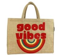 Domelo große Jute Einkaufskorb, Vegane Einkaufstasche nachhaltige Handtasche/ Shopper