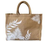 Domelo große Jute Einkaufskorb, Vegane Einkaufstasche nachhaltige Handtasche/ Shopper