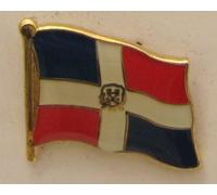 Dominikanische Republik Pin Anstecker Flagge Fahne Nationalflagge DomRep Flaggenpin Badge Button Flaggen Clip Anstecknadel