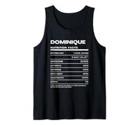 Dominique Durchschnittliche Nährwerte Name Lustig Tank Top