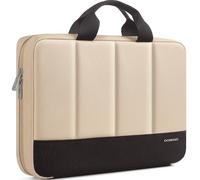 DOMISO 14 Zoll Laptophülle mit Griff Wasserdichte Schutzhülle für MacBook Pro 14 Zoll M4 Pro/Max, 2024, Beige