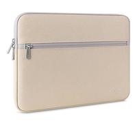 DOMISO 15.6-16 Zoll Laptop Hülle Tasche Universell für MacBook Pro 16" M4/M3/M2, Dell XPS 16, HP Envy 15, Lenovo IdeaPad 5 / Flex 5, Wasserabweisende Schutzhülle Sleeve, Beige