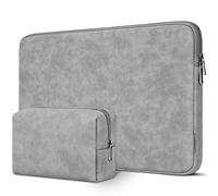 DOMISO 15.6 Zoll Wasserdicht Laptop Tasche Sleeve Case Notebook Hülle Schutzhülle für Yoga 720 IdeaPad S510 320 ThinkPad T570 E575/Dell XPS 15/HP Envy Pavilion,Grau